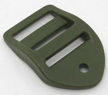 B-DB-02 1000 Olive Drab Plastic Double Bar Slide Heavy